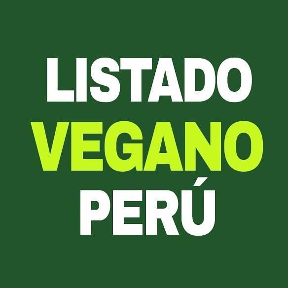 Listado vegano perú